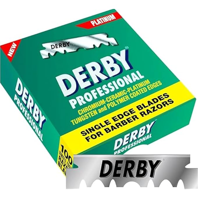 Derby Professional Single Edge Razor Blades 100 Count - Image 1