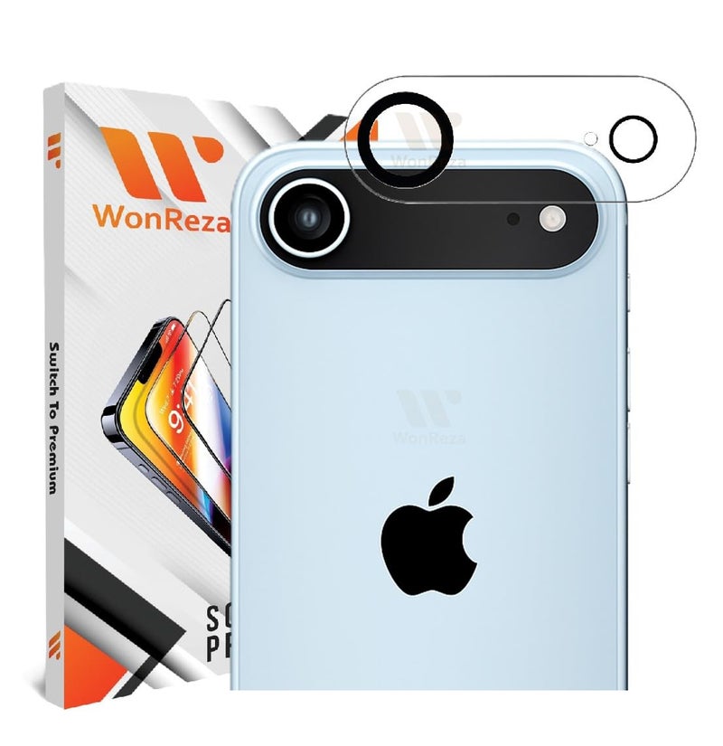 WonReza ® Pack 1- Back Camera Glass Protector Compatible with iPhone 17 Air (6.9 inch) Ultra Thin HD Clear | Case Friendly Camera Glass | 3D Premium - Image 1
