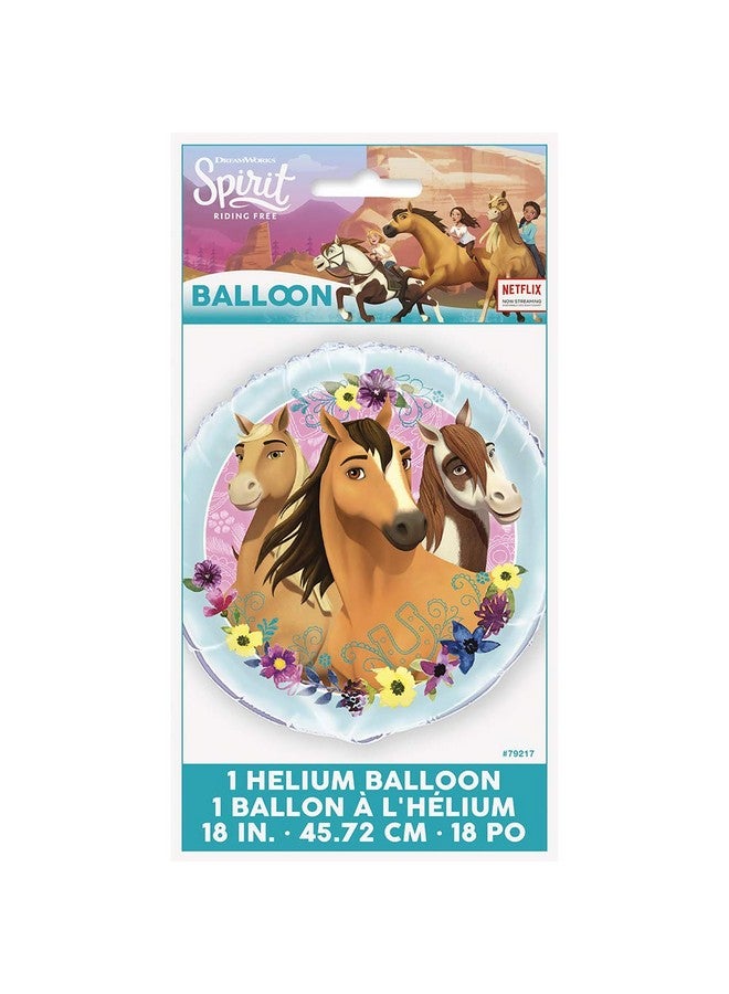 Unique Spirit Riding Free Foil Balloon 18" ; Silver ; 1 Pc - Image 3