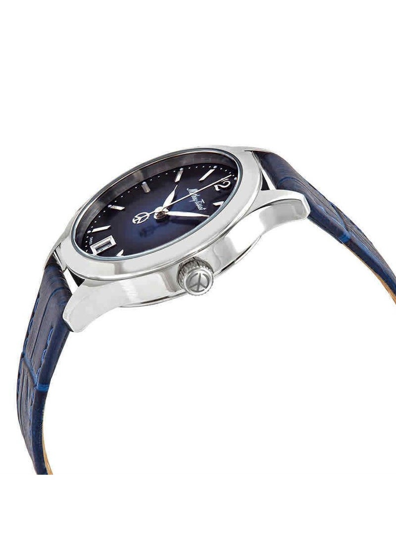 Mathey-Tissot Urban Blue Dial Blue Leather Men's Watch H411ABU  - Image 2