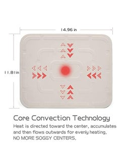 erorex Pizza Stone Set for Oven and Grill, Large 15 X 12 Inches Square Ceramic Pizza Grilling Stone Oven Baking Stone with Serving Rack  - Image 5