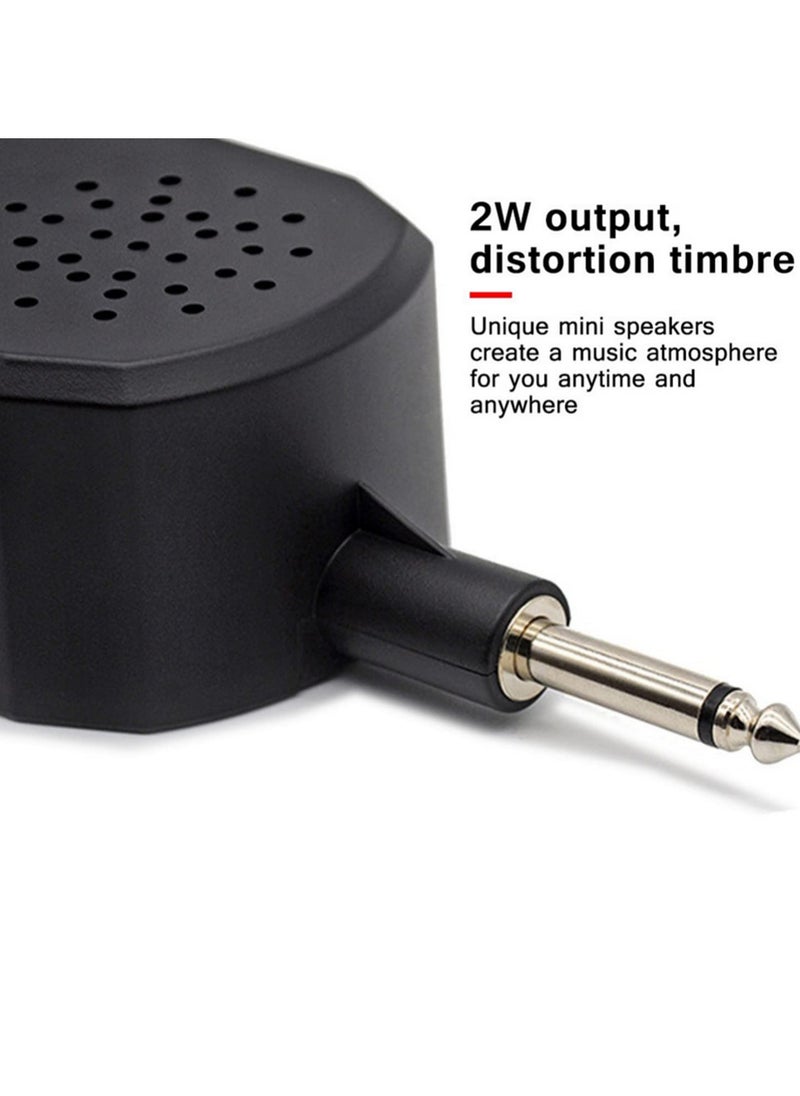 Generic JA-01 Mini Electric Guitar Amplifier with Headphone & Distortion Effect - Portable Earphone Amp for Guitar, Bass & Practice - Compact Guitar Accessory & Parts  - Image 3
