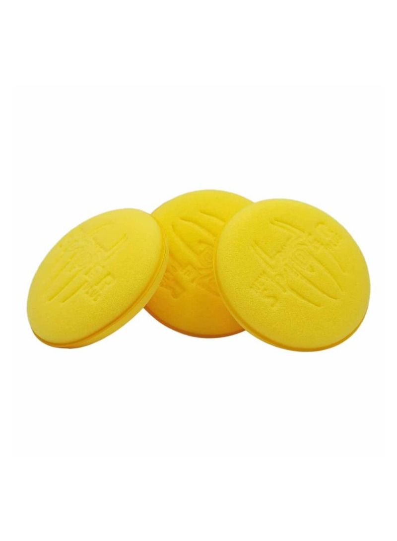 Generic Car Care Wax Applicator Pad Car Applicator Pads Foam Applicator Pad  Washable Car Polish Sponge 3 Pcs Set  - Image 3