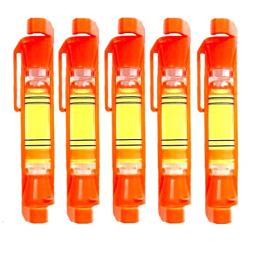 ZUJHPYMI 5Pcs String Line Level Hanging Line Bubble Levels for Measuring Building Trades, Surveying, Engineering (Red) - Image 1