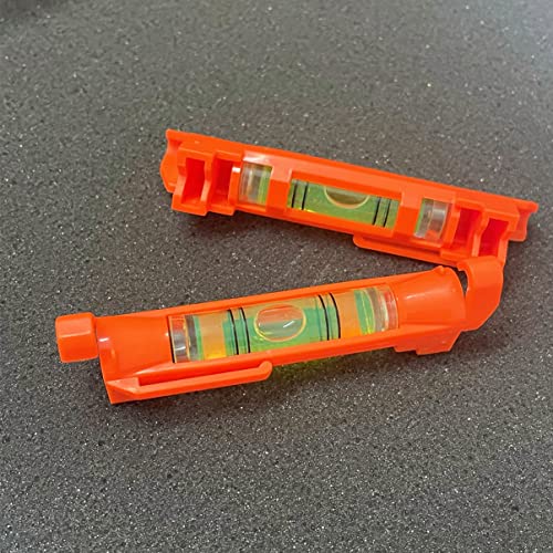 ZUJHPYMI 5Pcs String Line Level Hanging Line Bubble Levels for Measuring Building Trades, Surveying, Engineering (Red) - Image 4