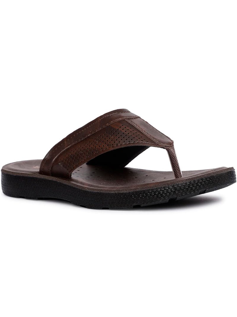 Bata Men Thong Sandal - Brown (9Uk) - Image 2