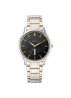 TITAN Men's Analog Round Shape Metal Wrist Watch - 1845BM01 - 47.3 Mm  - Image 2