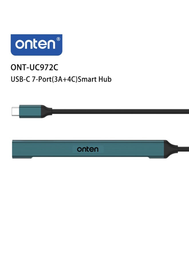 أونتن موزع USB-C UC972C بـ 7 منافذ USB و3 منافذ USB و4 منافذ USB-C - Image 3