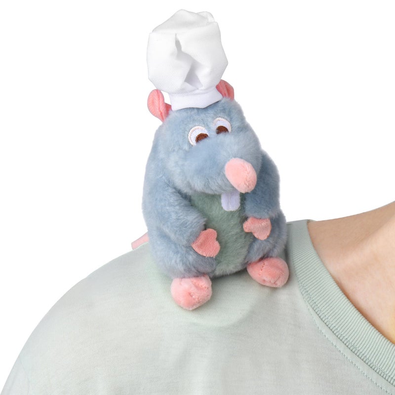 KRK Rat Plush Toy Shoulder Riding Magnet Toy Chef 6 inch - Image 2