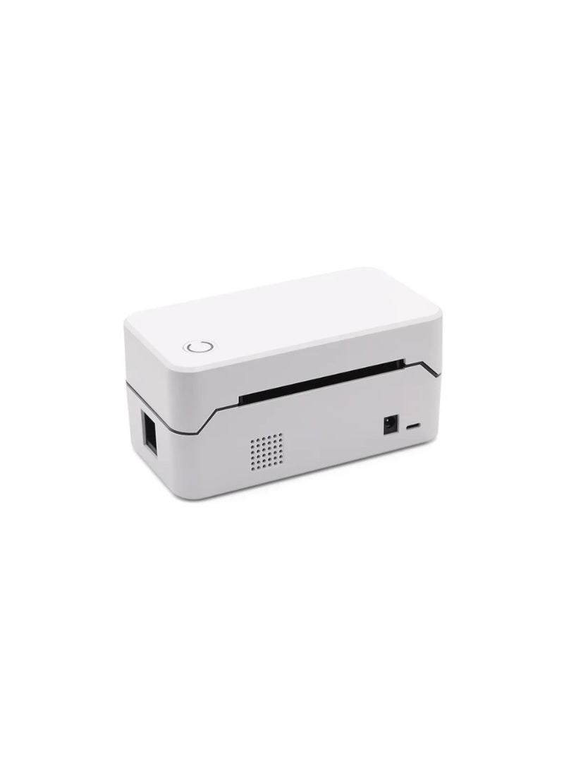 Desktop Thermal Label Printer TDL407 with Free paper Stand, Thermal Barcode Label Maker, Support Windows iPhone Android Smart Phone USB/Bluetooth Connection Label Printer