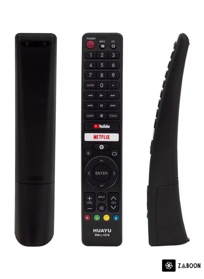 Zaboon Replacement Remote Control Fit for Sharp AQUOS Smart TV with YouTube Netflix