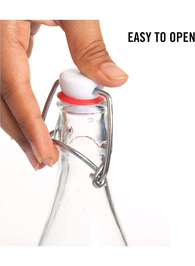 Cello زجاجة مياه CELLO أكواريا | آمنة في الفريزر وقابلة للإغلاق | تصميم أنيق وفريد | متينة ومقاومة للخدوش | 1000 مل، مجموعة من 3 | شفافة - Image 5