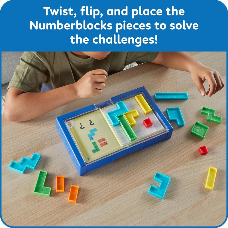 hand2mind hand2mind Numberblocks Puzzle Solver Brain Teasers Logic Puzzles for Kids Educational Games Math Toys for Kids 35 Fidget Game Preschool Learning Activities Toddler Birthday Gifts - Image 5