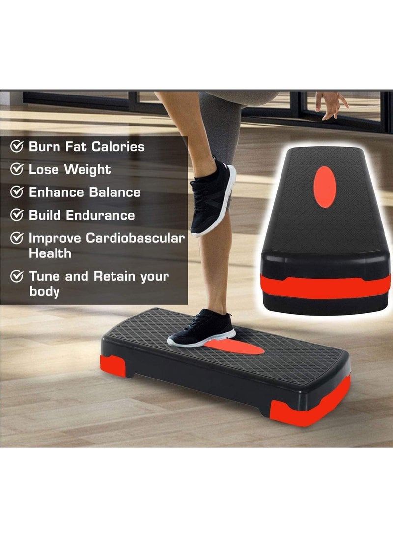 بلومنغ تايم منصة تدريب خطوة بخطوة قابلة للتعديل للتمرين الهوائي، معدات تمارين رياضية للنساء في المنزل - Image 3