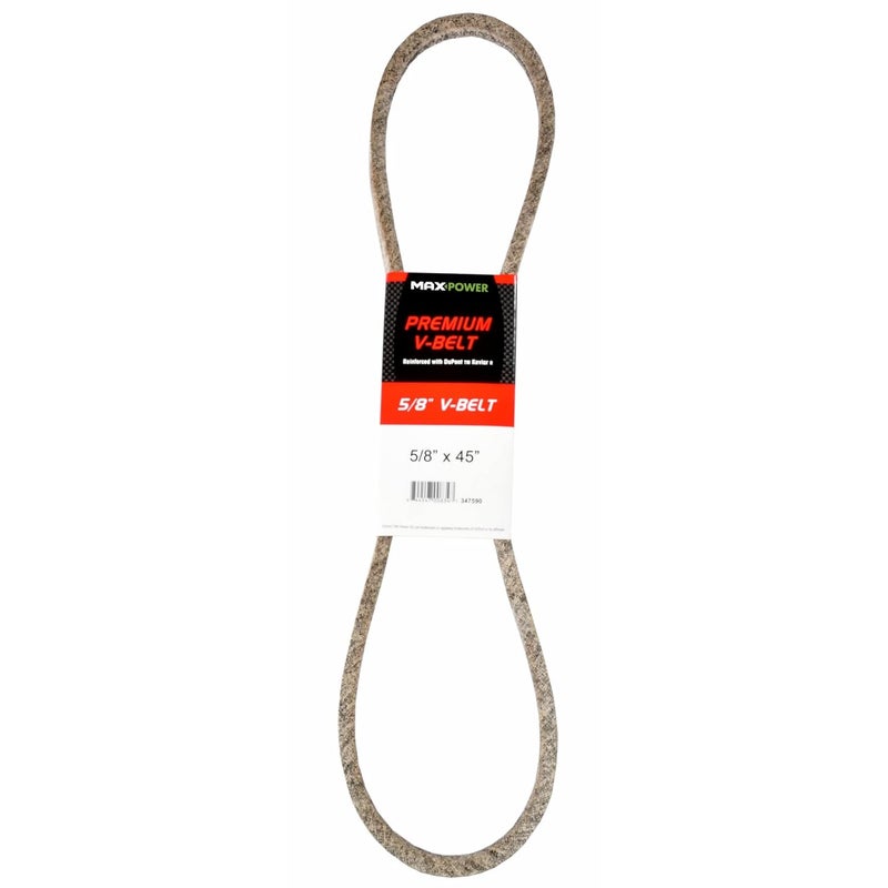 Maxpower 347590 Premium Belt Reinforced with Kevlar Fiber Cords, 5/8" x 45" - Image 1