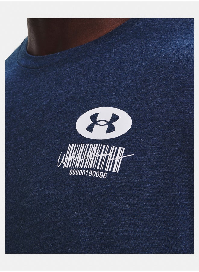 UNDER ARMOUR Symbol Barcode Short Sleeve T-shirt  - Image 3