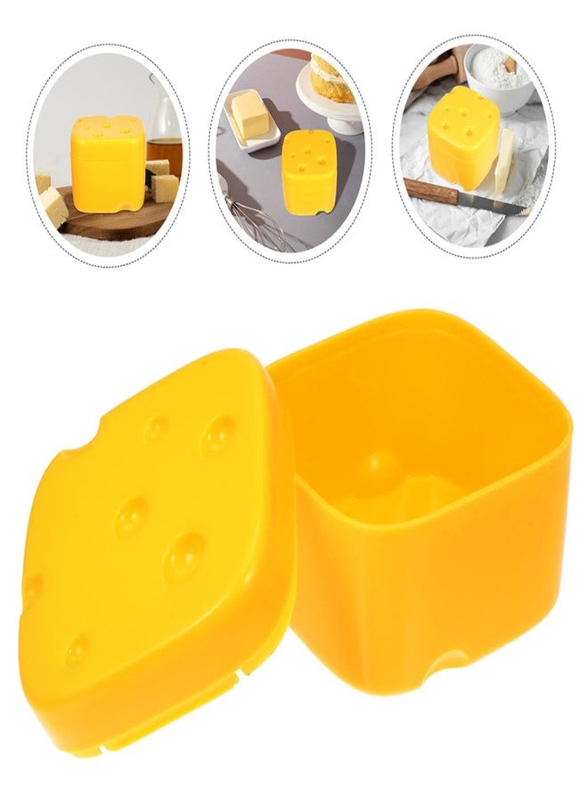 NAMOARLY 2pcs Cheese Crisper Box Kraft Cheese Container Sliced Holder Storage Case Fridge Containers - Image 2