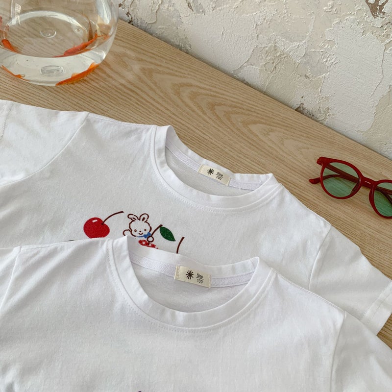 Children'S T-Shirt 2025 Summer Boys And Girls New Cartoon Children Korean Double-Sided Printed T-Shirt Class A South Korea Trendy - Image 5