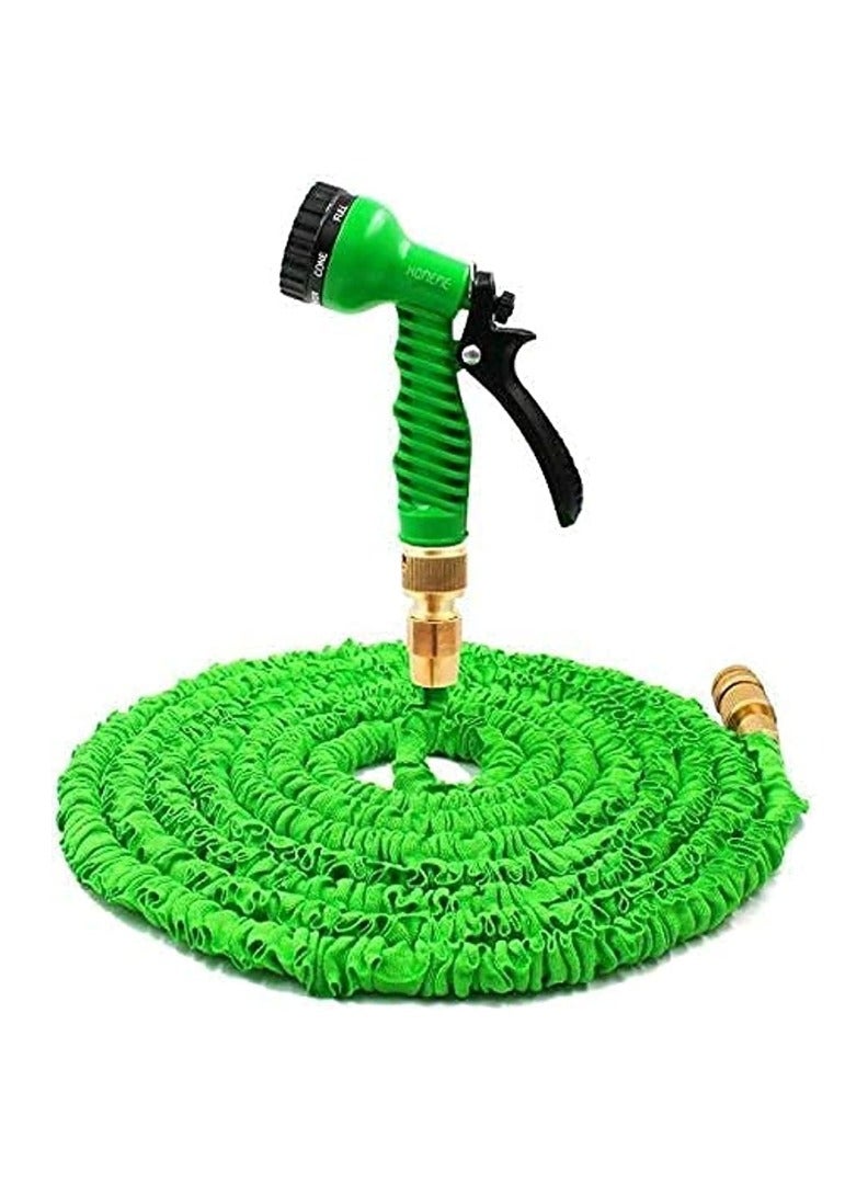 KNP Magic Garden Hose 75 FT Latex Hose With Brass Connector and spray nozzle Expandable Water Hose 75 Feet - Image 1