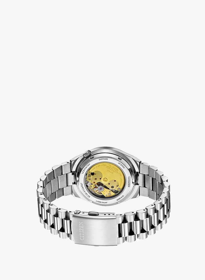 سيتيزن Men's Stainless Steel Automatic Watch NJ0151-53E - 40 mm