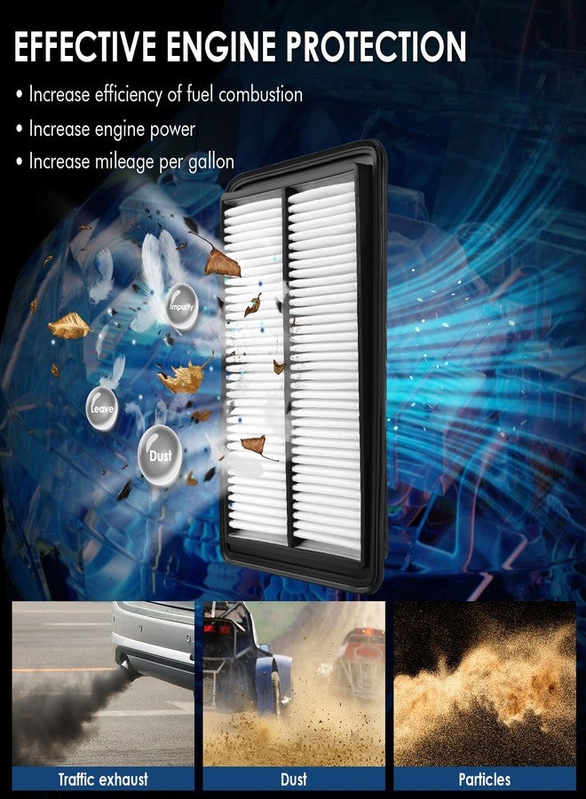 Kurimup CA11858 Engine Air Filter, Offers 99% Air Purification, Fit for Nissan Rogue (2014-2020), Rogue Sport (2017-2022), Qashqai (2017-2022). - Image 3