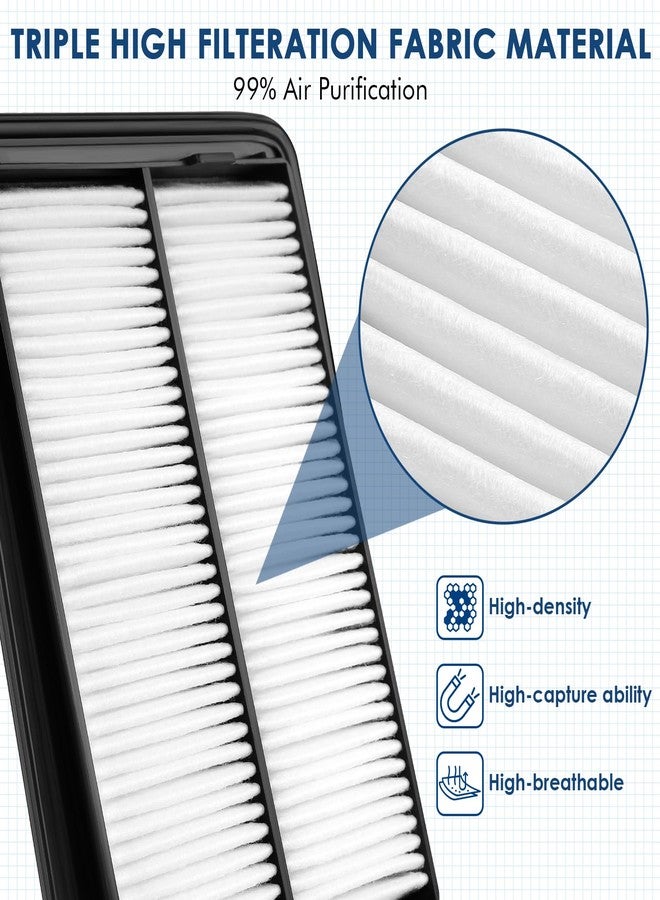 Kurimup CA11858 Engine Air Filter, Offers 99% Air Purification, Fit for Nissan Rogue (2014-2020), Rogue Sport (2017-2022), Qashqai (2017-2022). - Image 2