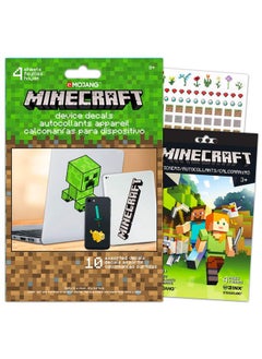 MINECRAFT Minecraft Laptop Stickers Ultimate Set Bundle Includes 10 Premium Minecraft Decals For Room Decor Car Macbook Phone And 300 Minecraft Stickers  - Image 3