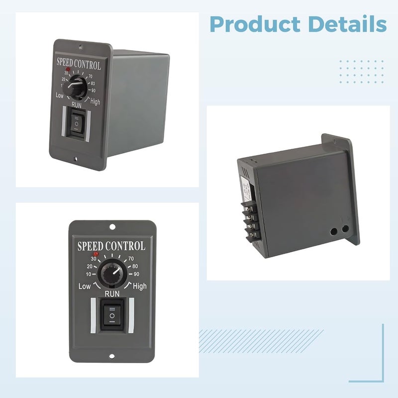 10V-60V 6A Motor Controller: Pwm Speed Control with Adjustable Knob, Mini Size & Indicator - Image 5