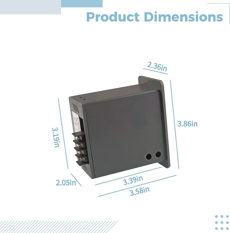 10V-60V 6A Motor Controller: Pwm Speed Control with Adjustable Knob, Mini Size & Indicator - Image 2