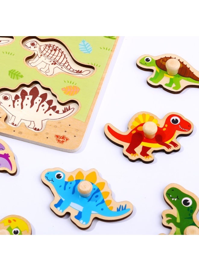 Tooky Toy Wooden Dinosaur Puzzle - Image 3