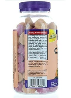 Kirkland Signature Kirkland Signature Chewable Calcium With Vitamin D3 Adult Gummies, 120 Ct X 1 Bottle  - Image 2