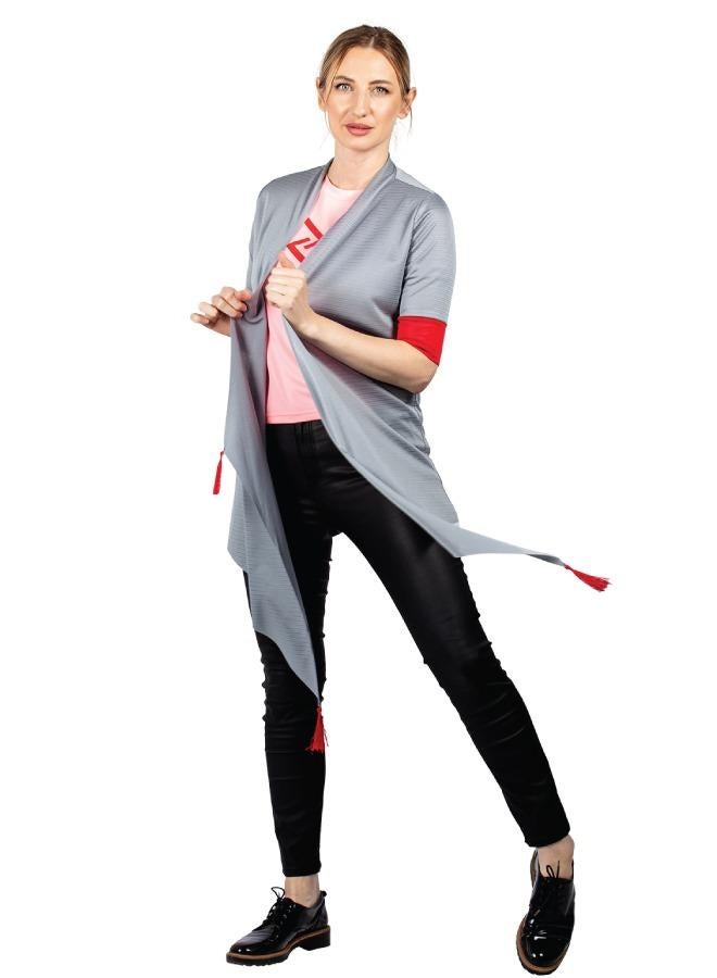 ZAECY Women's Waterfall Shrug - Image 2