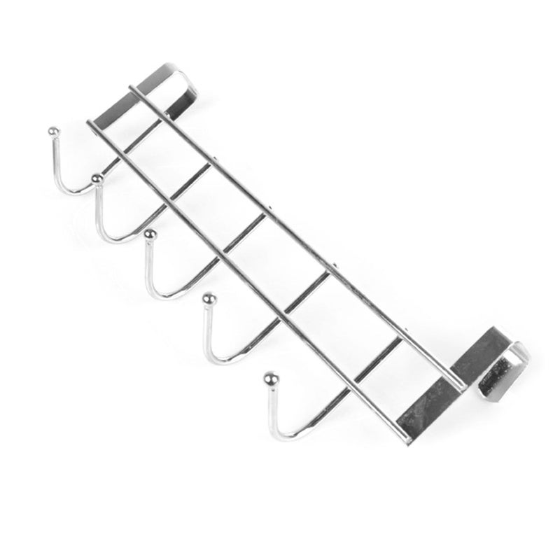 Stainless Steel Door Back Hook 5 Pack Space Saving Towel Rack - Image 4