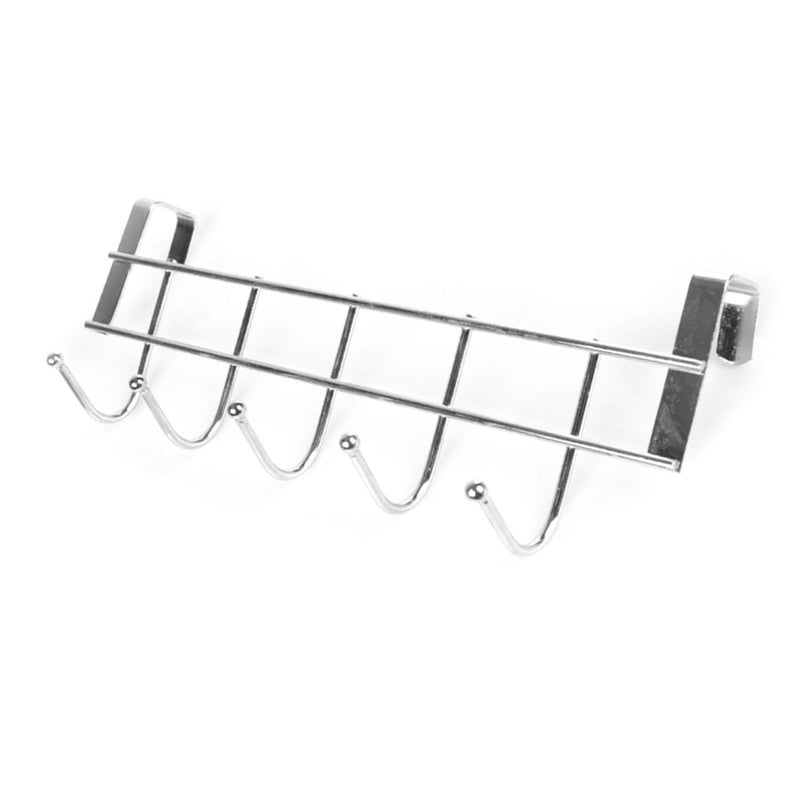Stainless Steel Door Back Hook 5 Pack Space Saving Towel Rack - Image 3