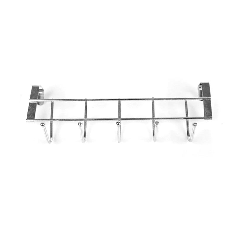 Stainless Steel Door Back Hook 5 Pack Space Saving Towel Rack - Image 5
