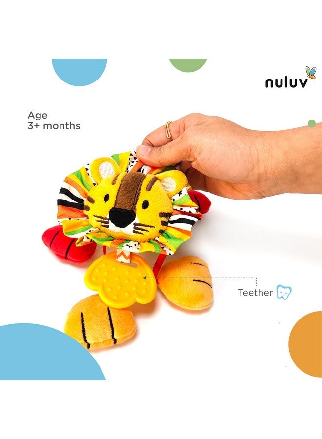 Nuluv Jittery Lino Plush Toy - Hanging Rattle & Stroller Toy for Babies 3 Months+ - Image 2