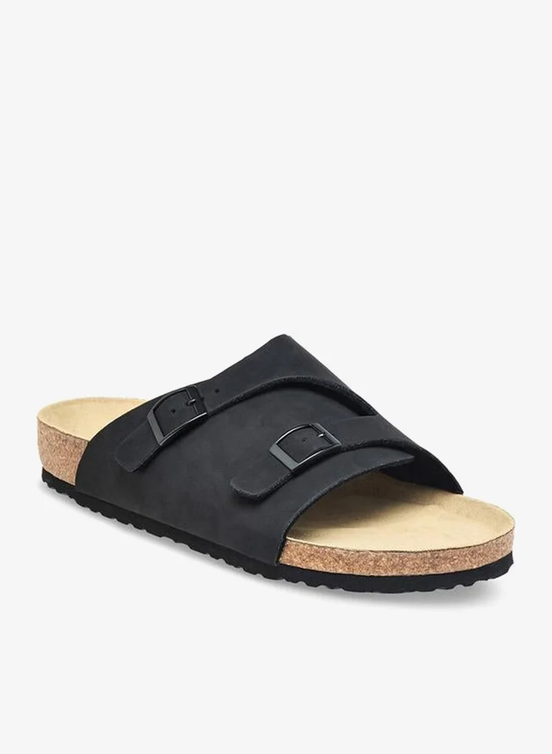 لو كونفورت Men Buckle Detail Comfort Sandals