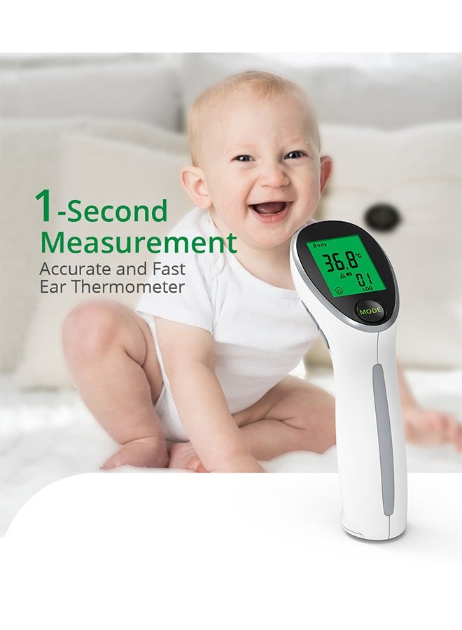 Household Medical Thermometer, No-Touch Infrared Digital Accurate Thermometer (White) - Image 5