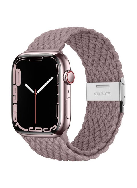 Compatible with Apple Watch Band 38mm 40mm 41mm 42mm 44mm 45mm 46mm 49mm for Women Men,Sport Solo Loop Strap Stretchy Nylon Braided Wristband for iWatch Series 10 9 8 7 6 SE 5 4 3 Ultra 2 1