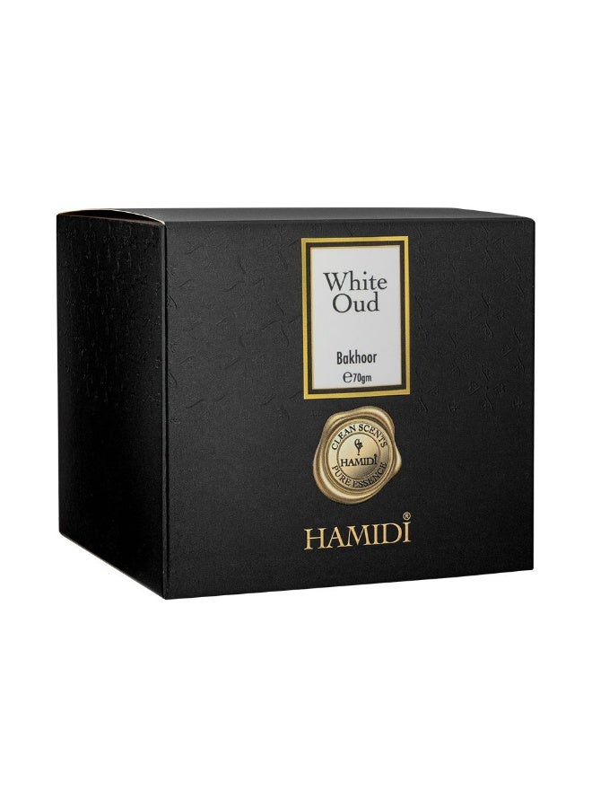 DANUBE HOME Hamidi White Oud Bakhoor 70g Premium Incense Soft Aroma - Image 2