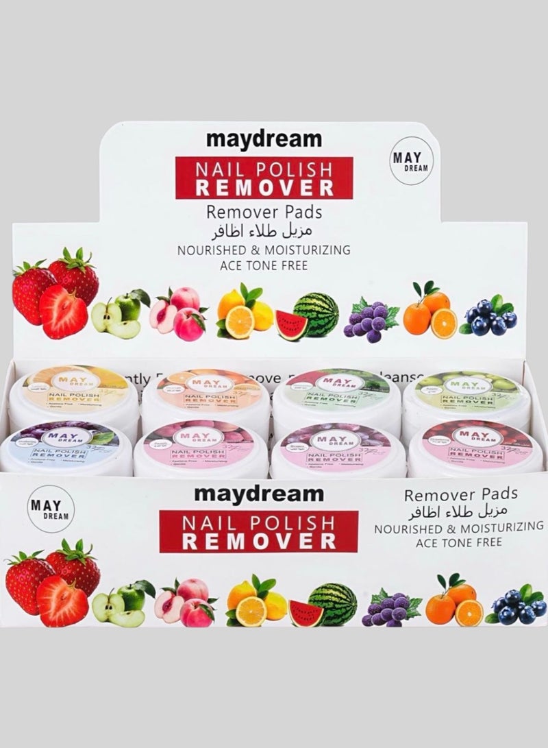 8-Piece Nail Polish Remover