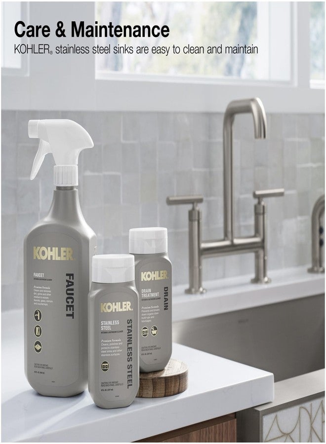 كوهلر زر تبديل هواء مطحنة النفايات KOHLER 35726-VS K-35726-VS، من الفولاذ المقاوم للصدأ النابض بالحياة - Image 3