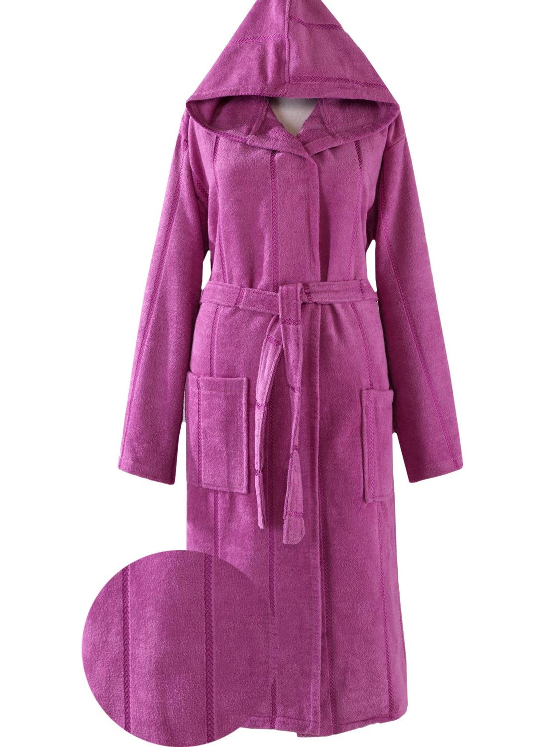 Hierapolis - Cotton Hooded Bathrobe - Velvet Bathrobe - pzsku/Z41B60E89B159E992ACDEZ/45/_/1731147599/d95b4970-4722-4ec4-a886-77904673a89c