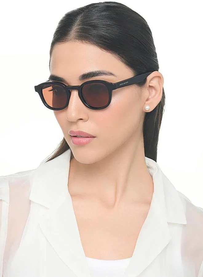 جون جاكوبس نظارة شمسية جون جاكوبس - بإطار كامل مستطيل أسود بني