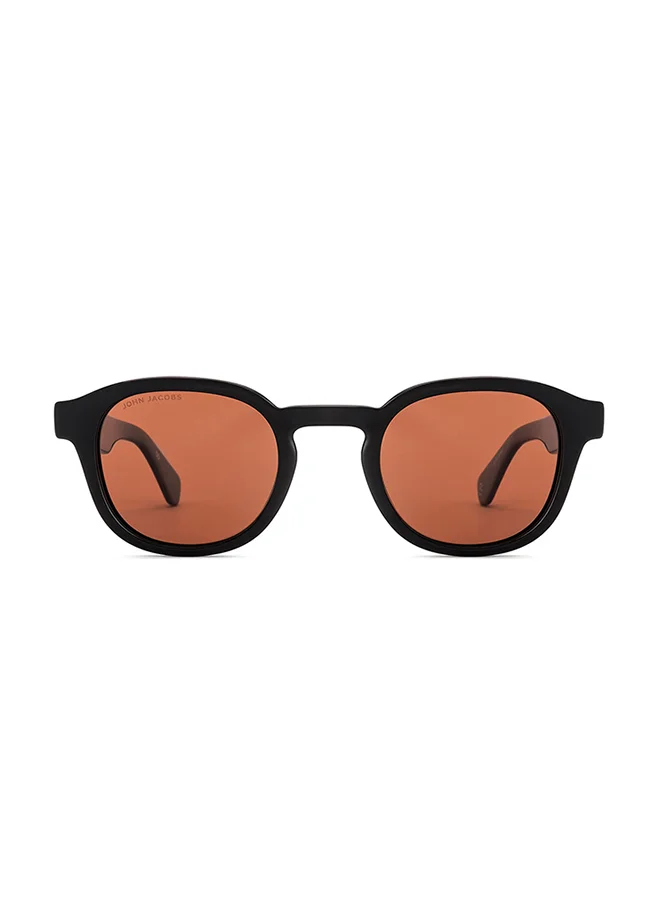 John Jacobs Brown Black Full Rim Rectangle John Jacobs JJ Tints JJ S70035-C1 Sunglasses