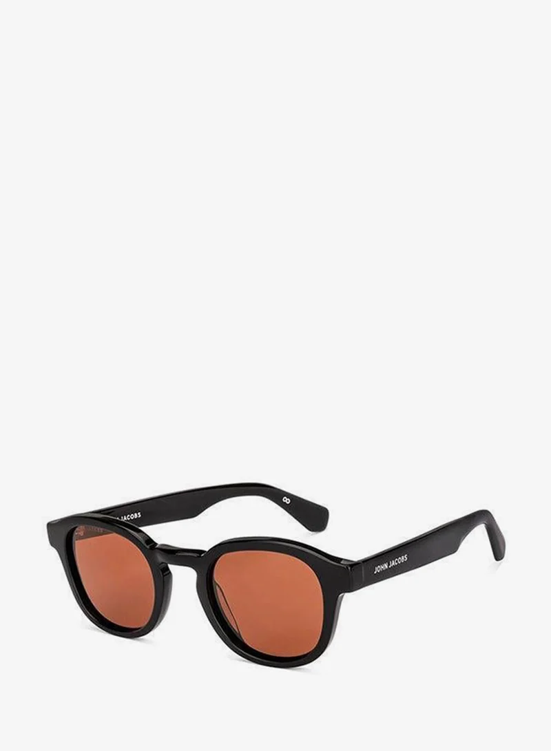 John Jacobs Brown Black Full Rim Rectangle John Jacobs JJ Tints JJ S70035-C1 Sunglasses