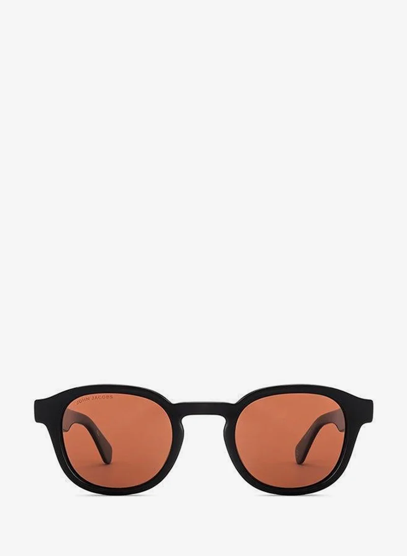 John Jacobs Brown Black Full Rim Rectangle John Jacobs JJ Tints JJ S70035-C1 Sunglasses