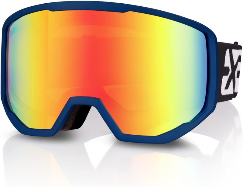 EXP VISION Ski/Snowboard Goggles for Men Women, OTG Snow Goggles Anti Fog UV Protection - Image 1
