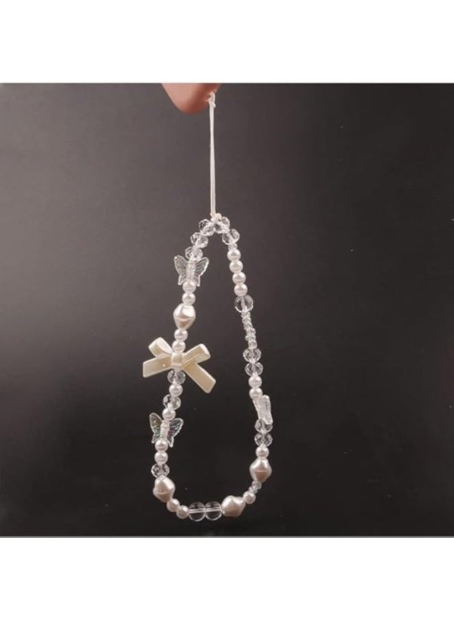 Butterfly Bow Phone Charm Aesthetic Y2K Cell Phone Charms Strap Accessories for Keychain Camera - Image 2