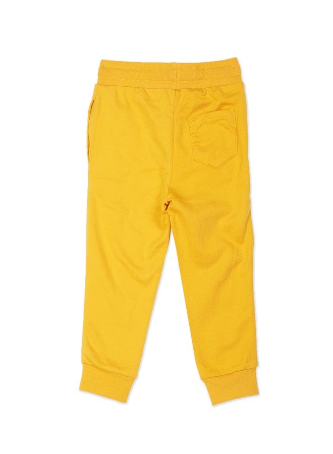 U.S. Polo Assn. Boy's Regular Casual Pants (UKTRKON0006_Mustard_L) - Image 2